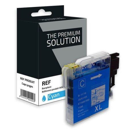 Brother LC980C Cartouche Cyan Compatible Premium 
