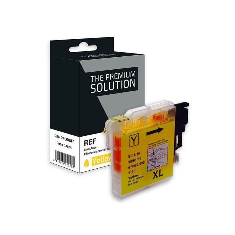 Brother LC980Y Cartouche Jaune Compatible Premium