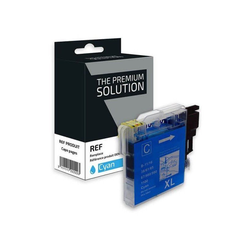 Brother LC985C Cartouche Cyan Compatible Premium