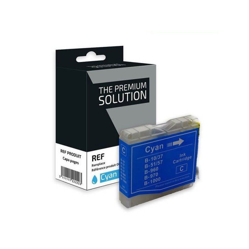 Brother LC1000C Cartouche Cyan Compatible Premium