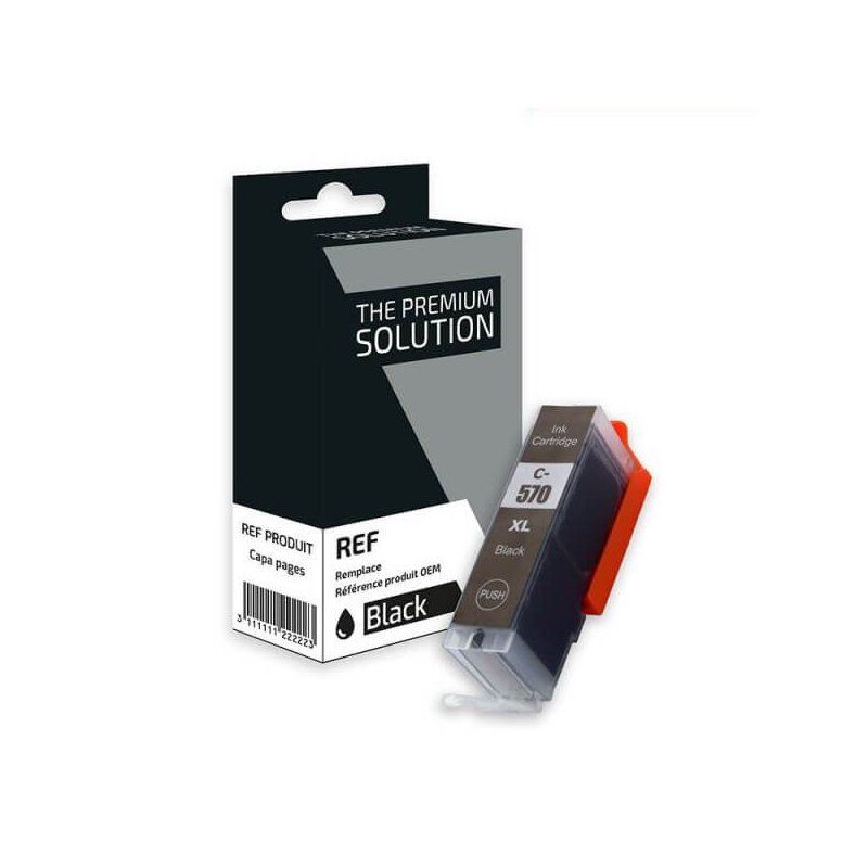 Canon PGI-570pgbk Cartouche Noir Compatible Premium