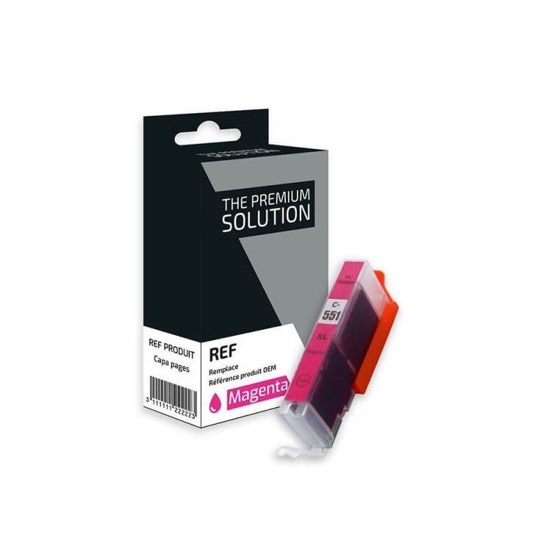 Canon CLI-551M XL Cartouche Magenta Compatible Premium