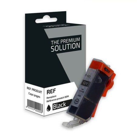 Canon CLI-521gy Cartouche Gris Compatible Premium 