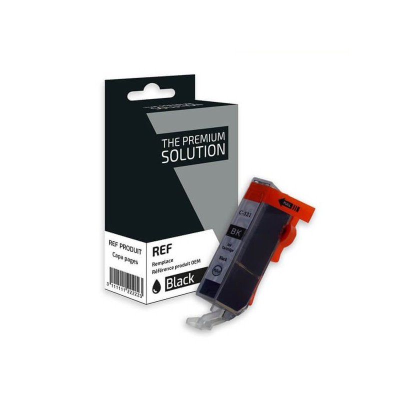 Canon CLI-521bk Cartouche Noir Compatible Premium