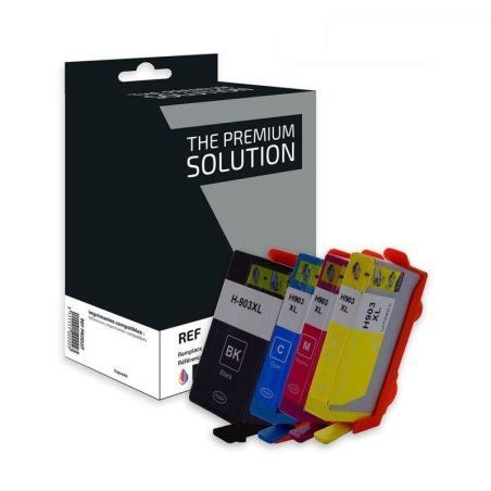 HP 903XL Multipack 4 Couleurs Compatible Premium 