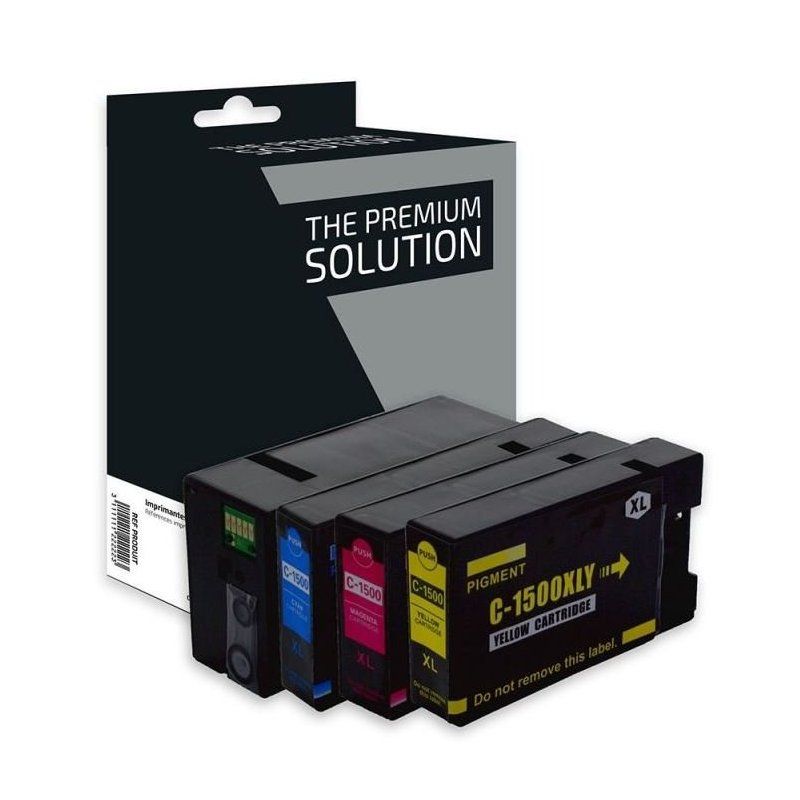 Canon PGI-1500 XL Multipack 4 Cartouches Compatibles Premium