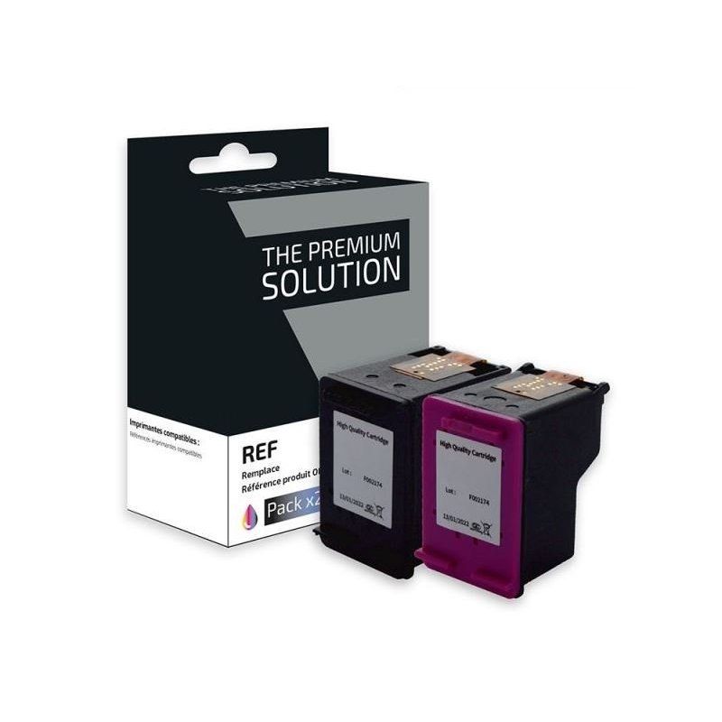 HP 62XL Multipack 2 cartouches Compatible Premium