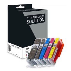 Canon PGI-580 + CLI-581 XXL Multipack 5 Couleurs Compatible Premium 