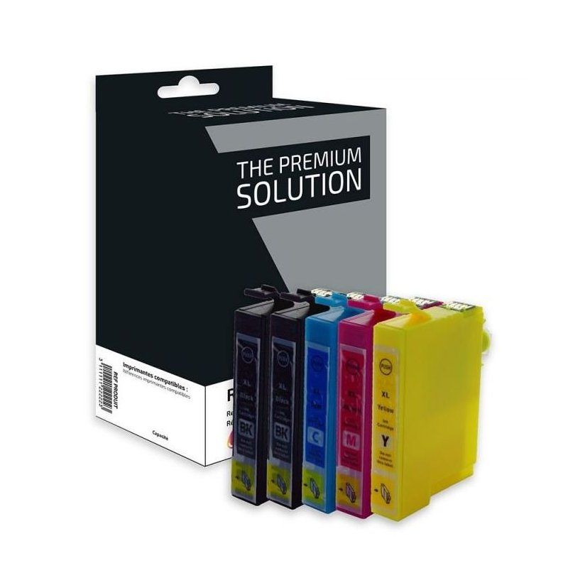 Epson T1285 Multipack 5 cartouches Compatible Premium