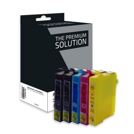 Epson T1285 Multipack 5 cartouches Compatible Premium 