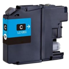 Brother LC12EC Cartouche Cyan Compatible