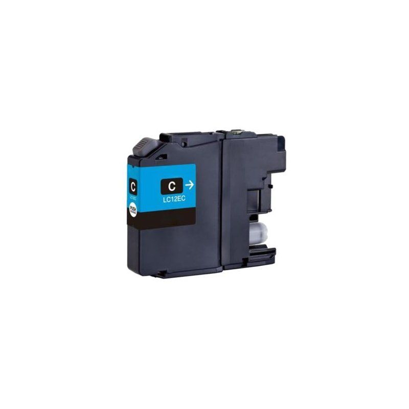 Brother LC12EC Cartouche Cyan Compatible