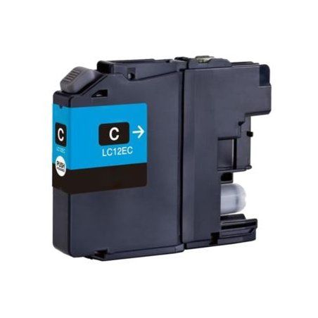 Brother LC12EC Cartouche Cyan Compatible