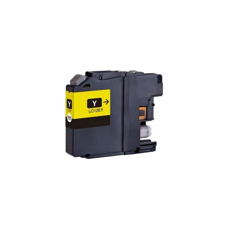 Brother LC12EY Cartouche Jaune Compatible