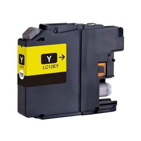 Brother LC12EY Cartouche Jaune Compatible