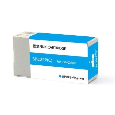 Epson SJIC22P-C Cartouche Cyan Compatible 