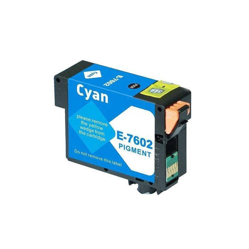 Epson T7602 Cartouche Cyan Compatible