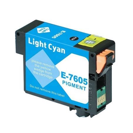 Epson T7605 Cartouche Cyan clair Compatible