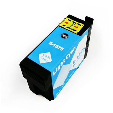 Epson T1575 Cartouche Cyan clair Compatible