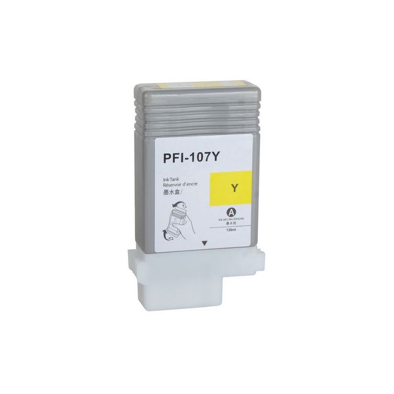 Canon PFI-107y Cartouche Jaune Compatible Canon PFI-107y Cartouche Jaune Compatible