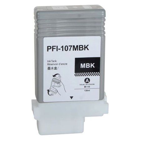 Canon PFI-107mbk Cartouche Noir Mat Compatible