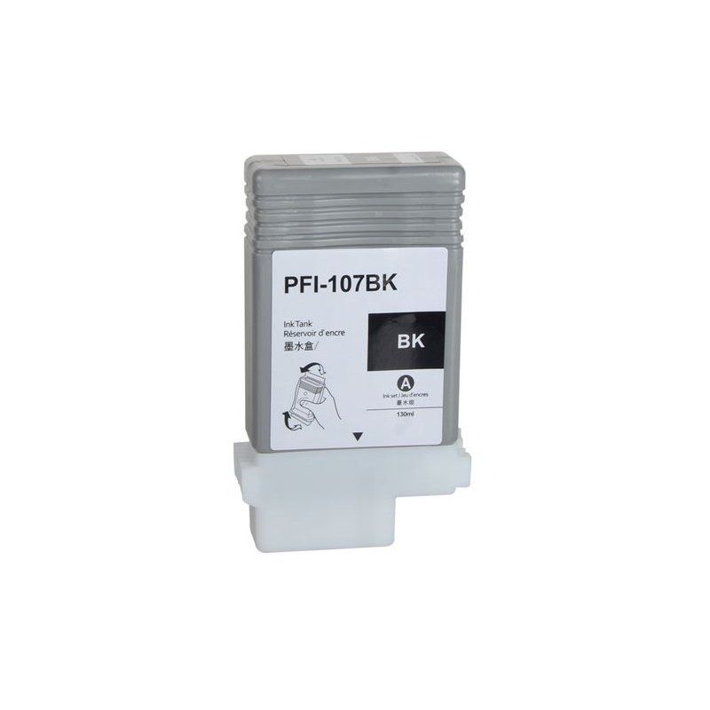 Canon PFI-107bk Cartouche Noir Compatible