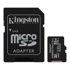 Carte mémoire Kingston Micro SDHC 32GB avec adaptateur