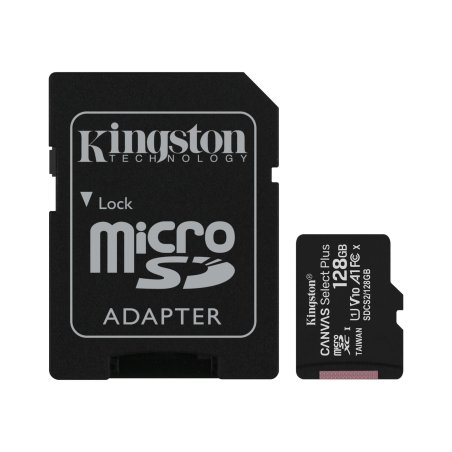 Carte mémoire Kingston Micro SDXC 128GB avec adaptateur