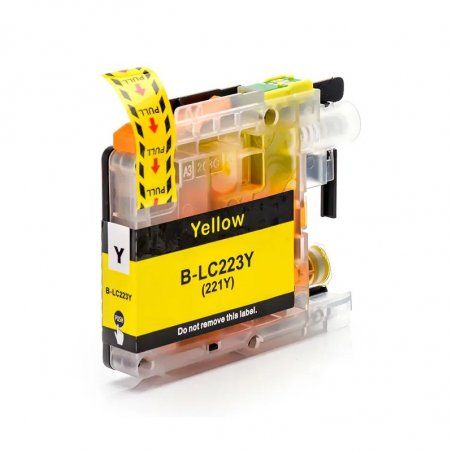 Brother LC223Y Cartouche Jaune Compatible 