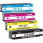 HP 970XL / 971XL Pack 4 cartouches Compatibles