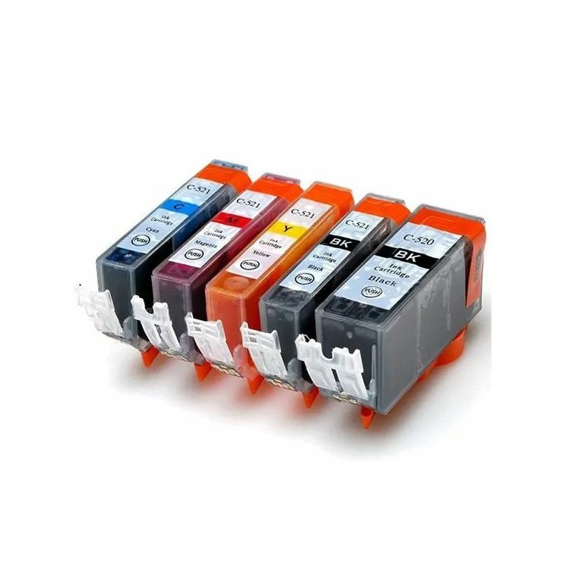 Canon 520 / 521 Multipack 5 cartouches Compatible