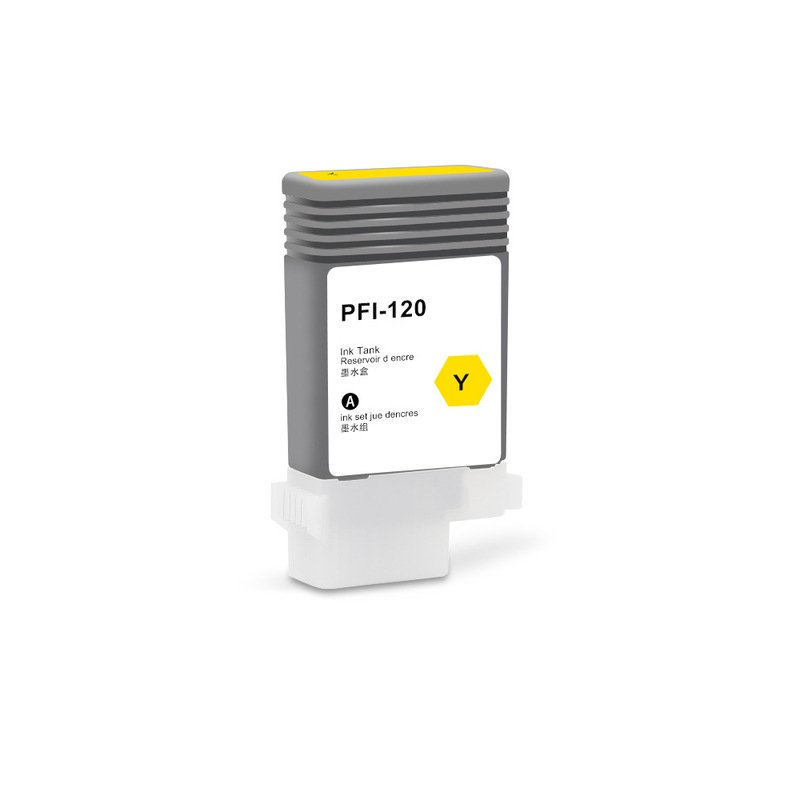 Canon PFI-120y Cartouche Jaune Compatible Canon PFI-120y Cartouche Jaune Compatible