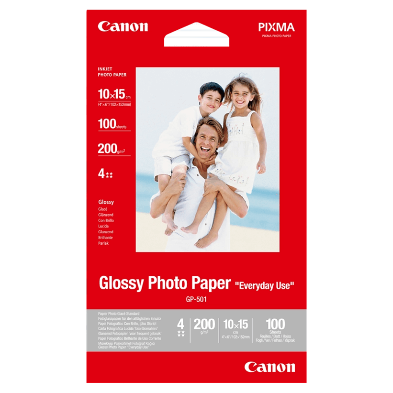 Canon GP-501 Papier photo 10 x 15 cm 200g 100 feuilles